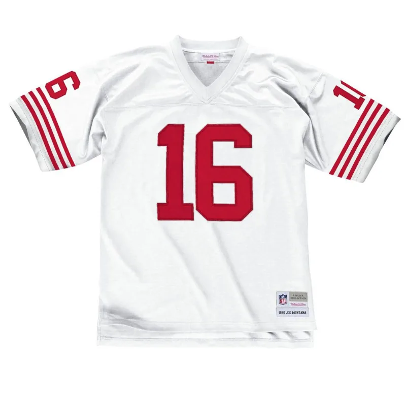 Camisa Mitchell & Ness NFL Legacy San Francisco 49ers 1990 Joe Montana Branca - GG