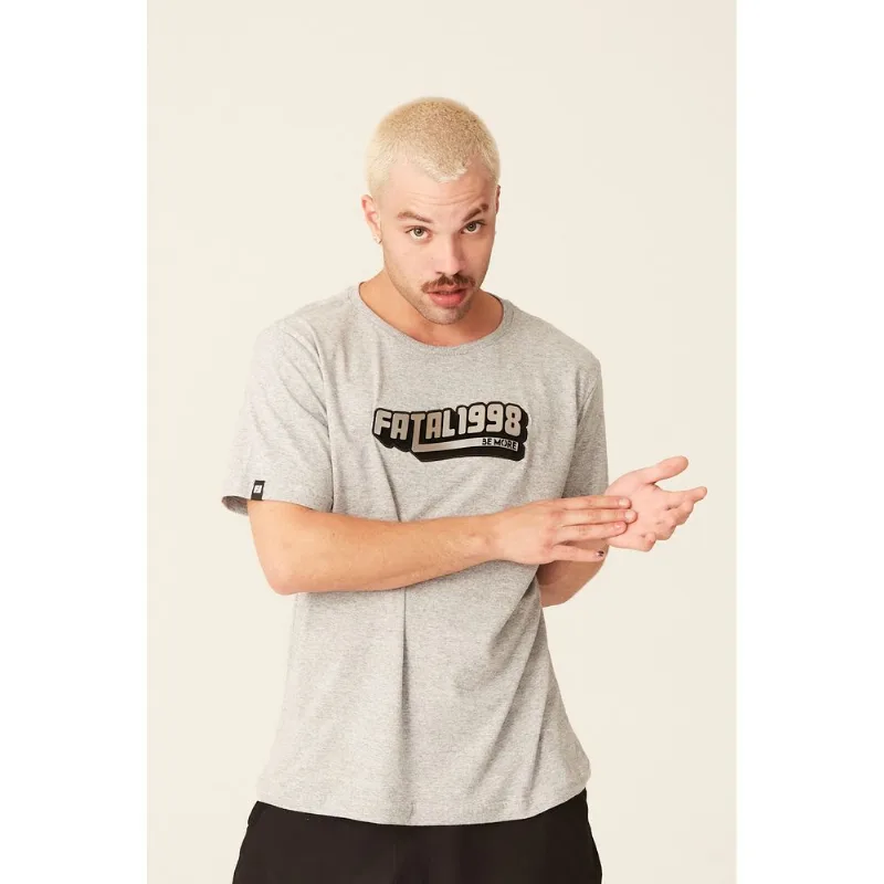 Camiseta Fatal Especial Cinza Mescla - G