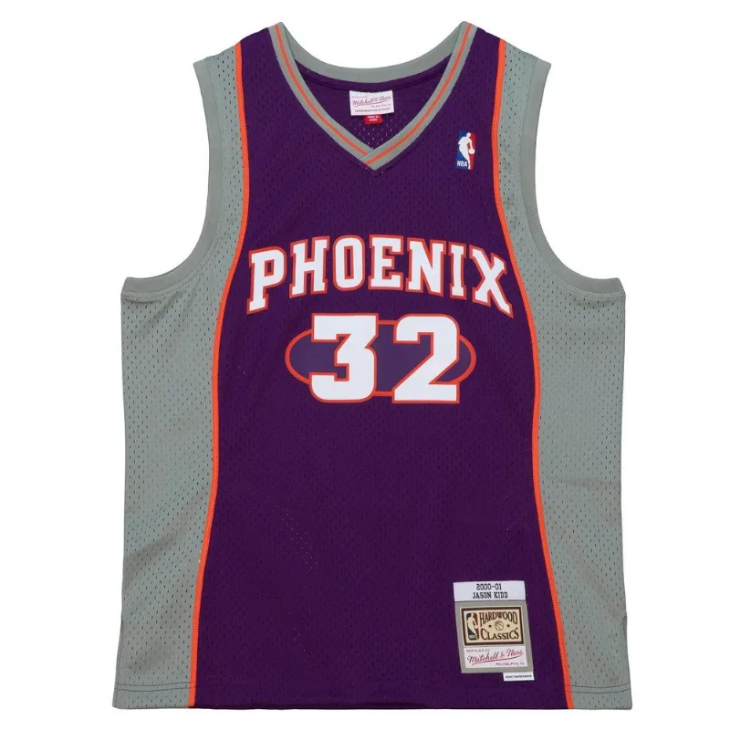 Regata Mitchell & Ness Swingman Jersey Phoenix Suns 2000-01 Jason Kidd Roxa - G