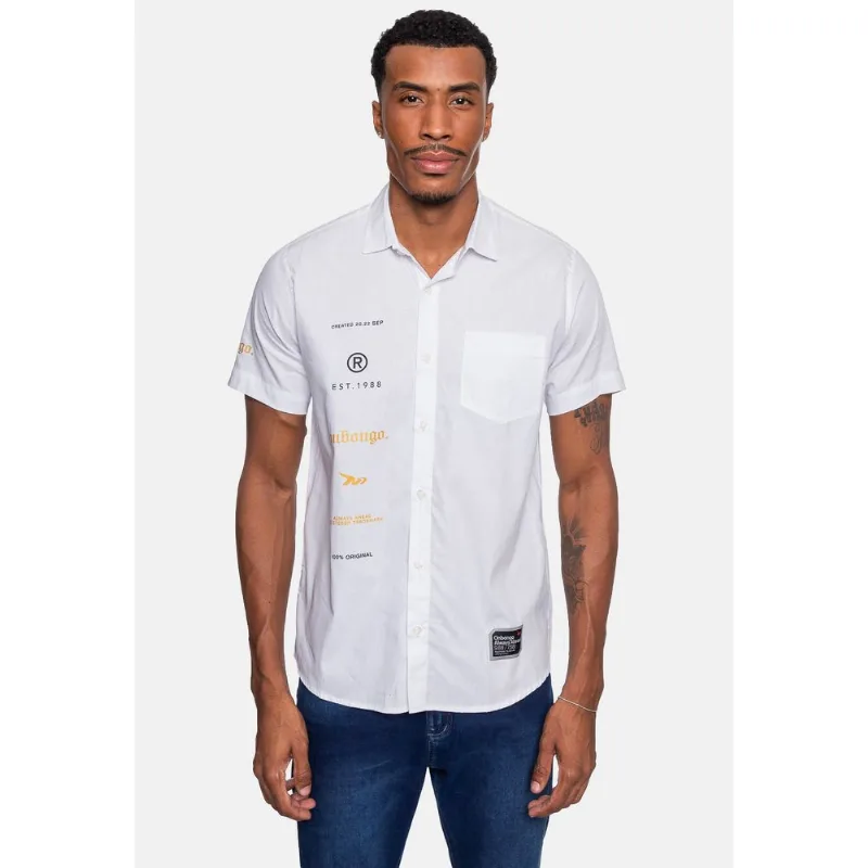 Camisa Polo Onbongo Manga Curta Branca Camisa Onbongo Manga Curta Branca - G