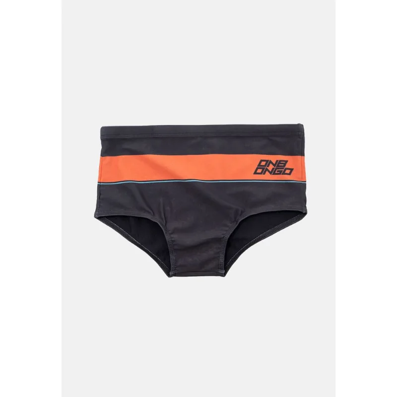 Sunga Onbongo Preto Com Laranja - M