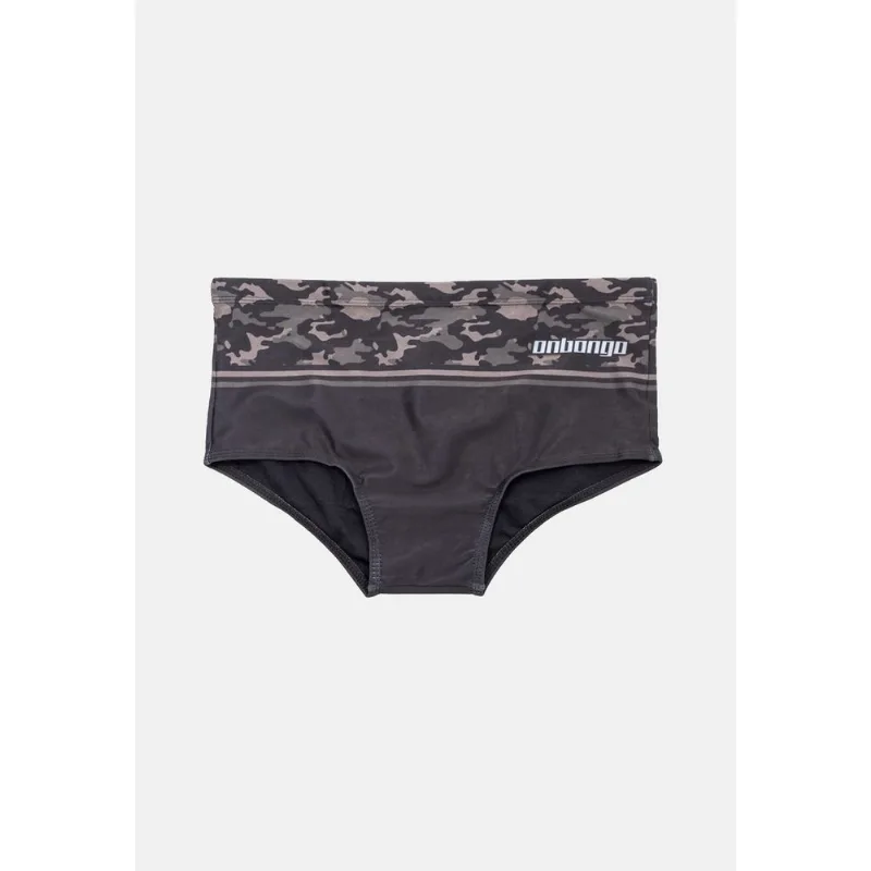 Sunga Onbongo Preto Com Marrom - G