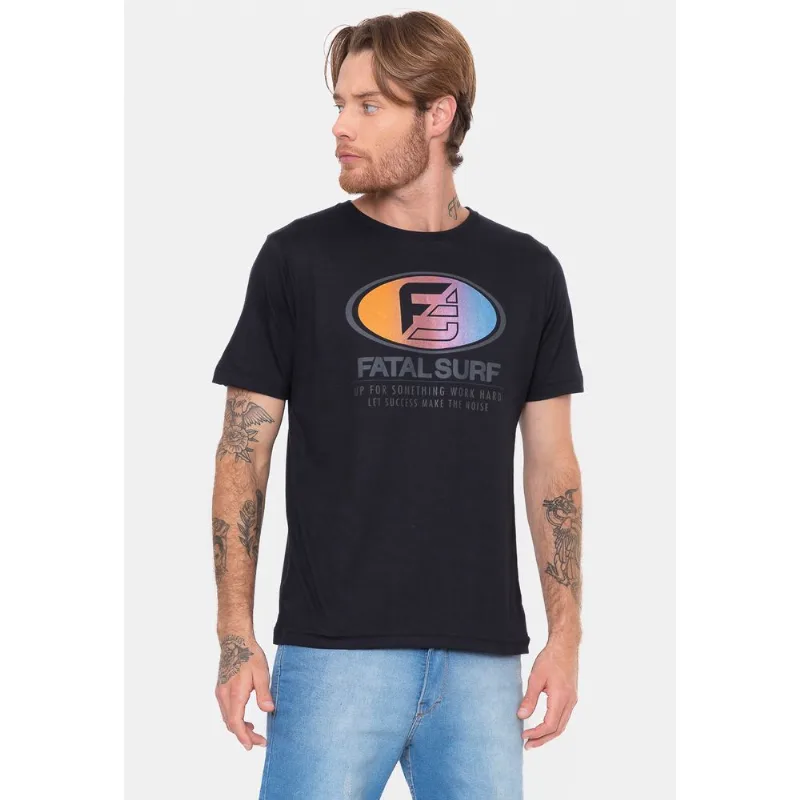 Camiseta Fatal Worn Preta - G