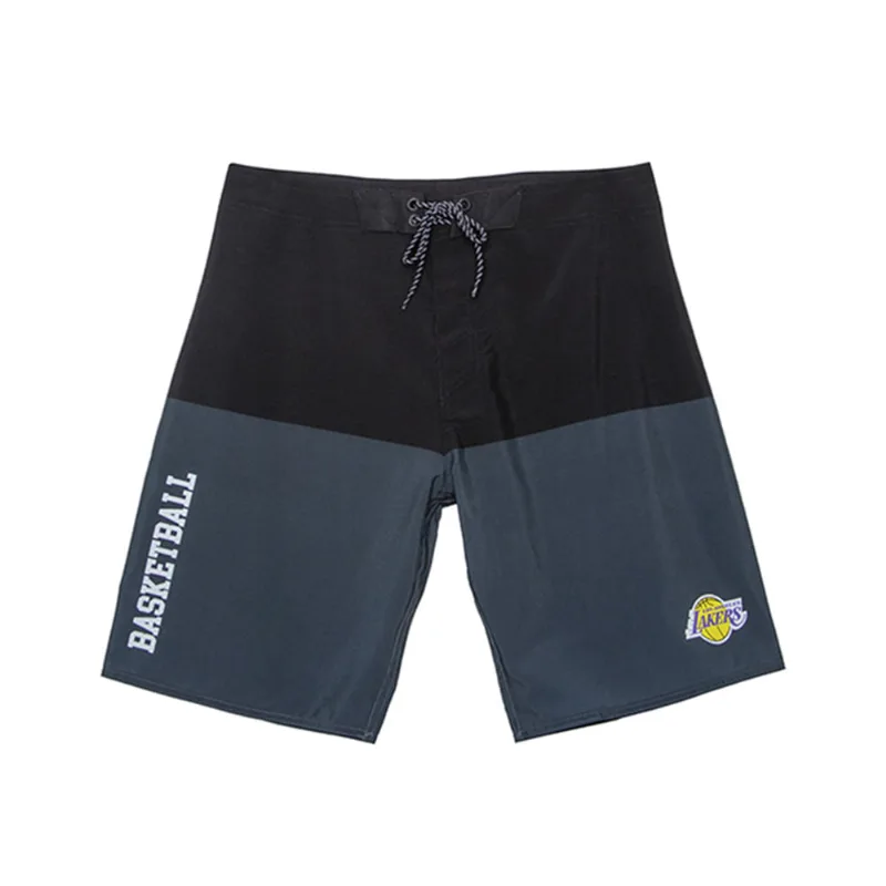 Boardshort Sintético Masculino Sublimado Los Angeles Lakers PretoTam 44 - NBA 44
