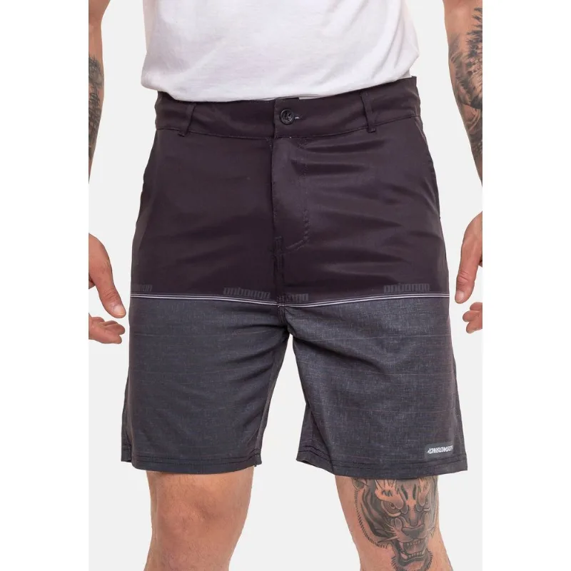 Boardshort Onbongo Híbrido Preto - 40