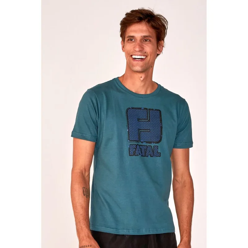Camiseta Fatal Estampada Verde - G