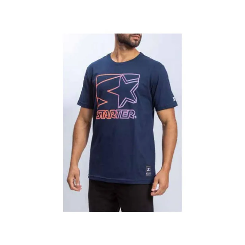 Camiseta Básica Masculina Estampada Navy Hipnose T967A - Starter P