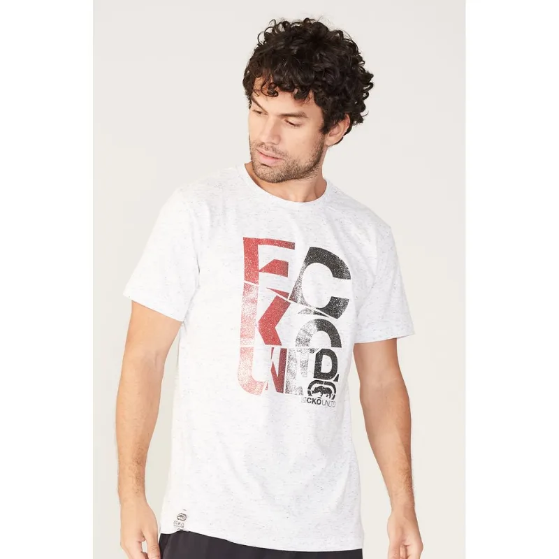 Camiseta Ecko Estampada Branca Mescla - G