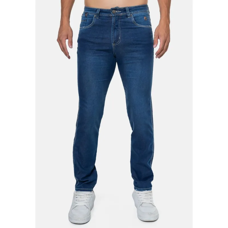 Calça Jeans Fatal Slim Azul - 44