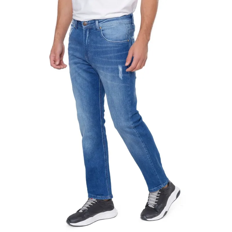 Calça Jeans Fatal Slim Azul - 44