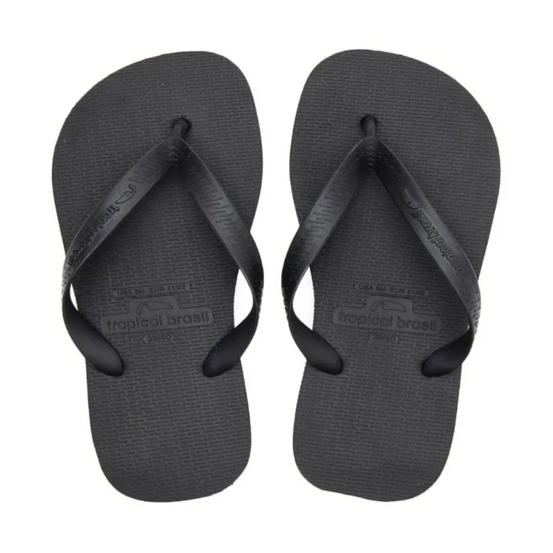 Chinelo Tropical Brasil Essencial Flip Flop Preto - 43
