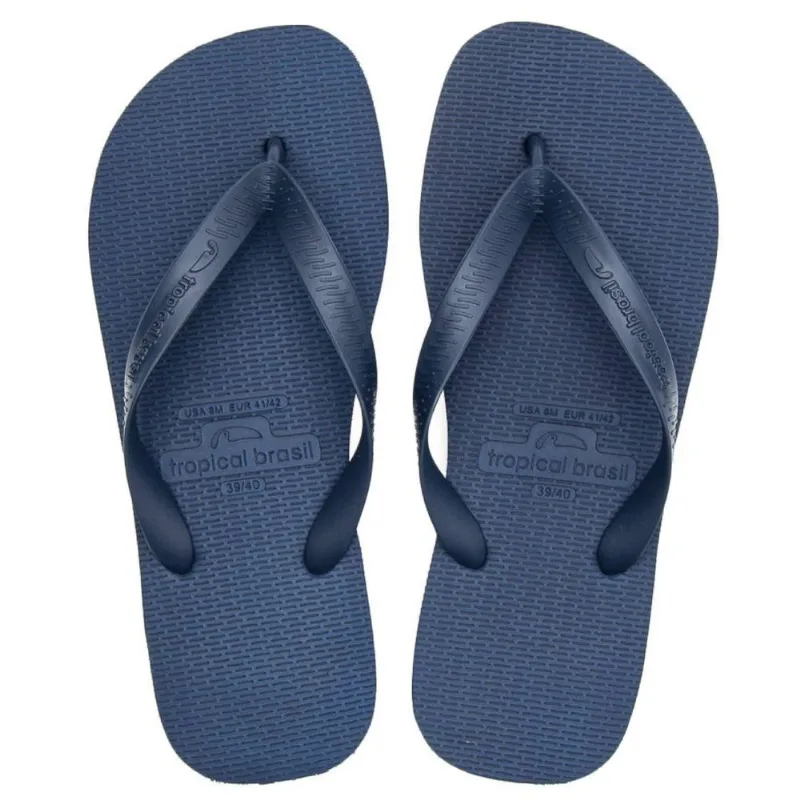 Chinelo Tropical Brasil Essencial Flip Flop Azul Marinho - 41