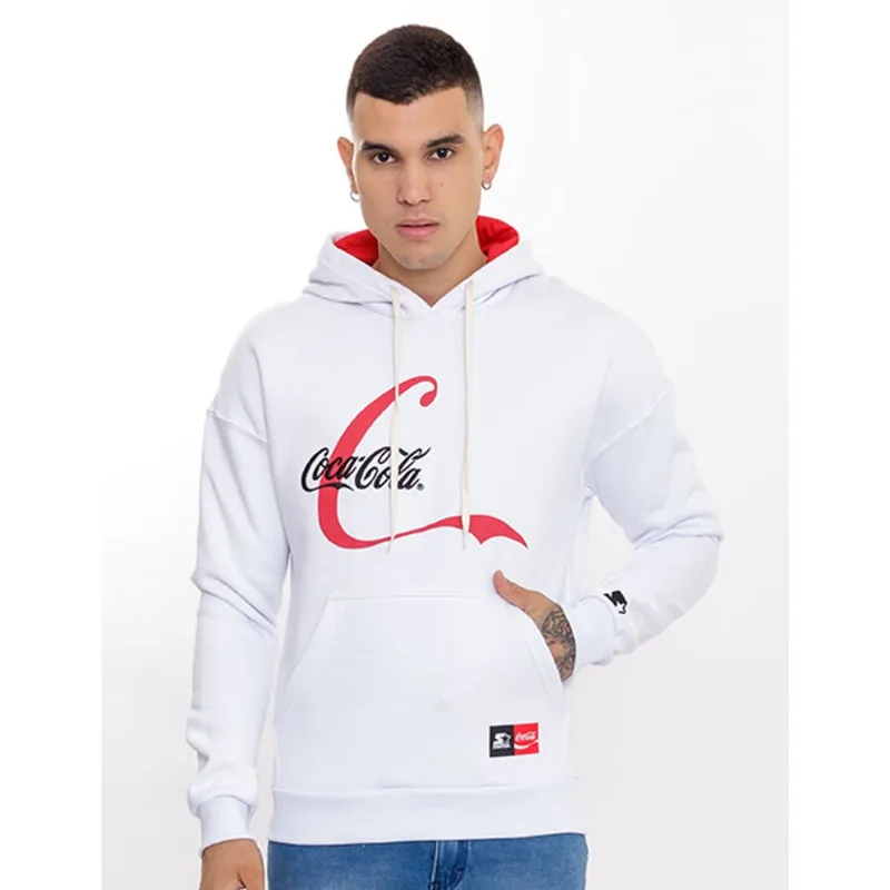 Moletom Starter Collab Coca Cola Moment Branco - M