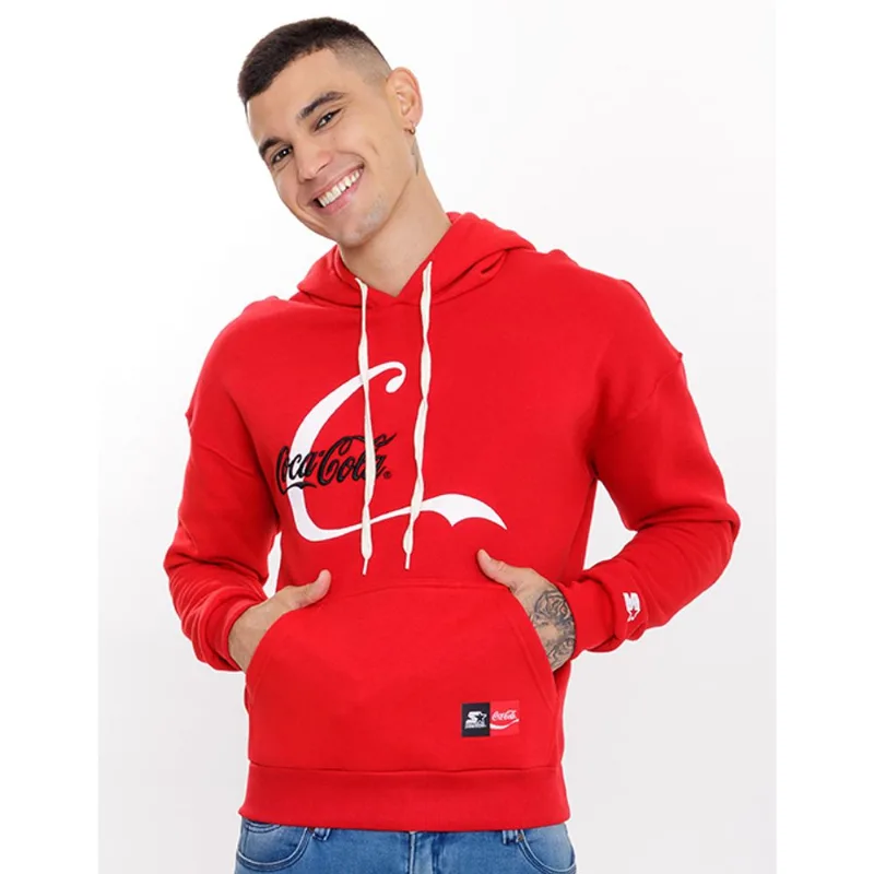 Moletom Starter Collab Coca Cola Moment Vermelho - P