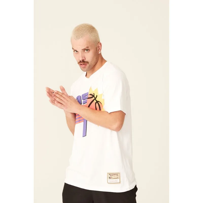 Camiseta Mitchell & Ness Estampada Phoenix Suns Cameron Johnson Branca - G