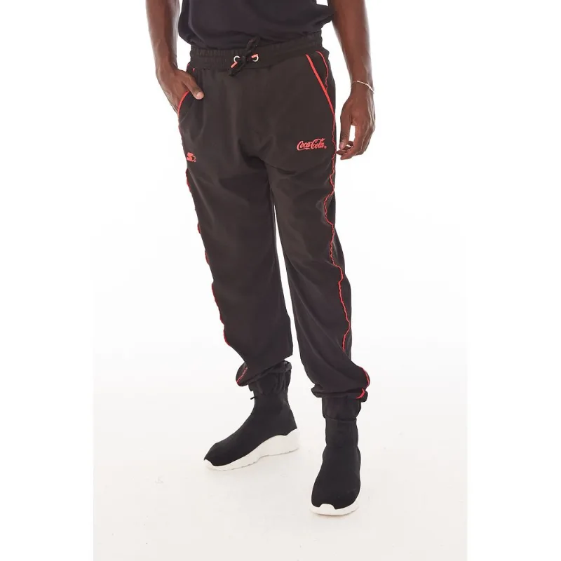 Calça Starter Sintético Collab Coca Cola Classic Preta - M
