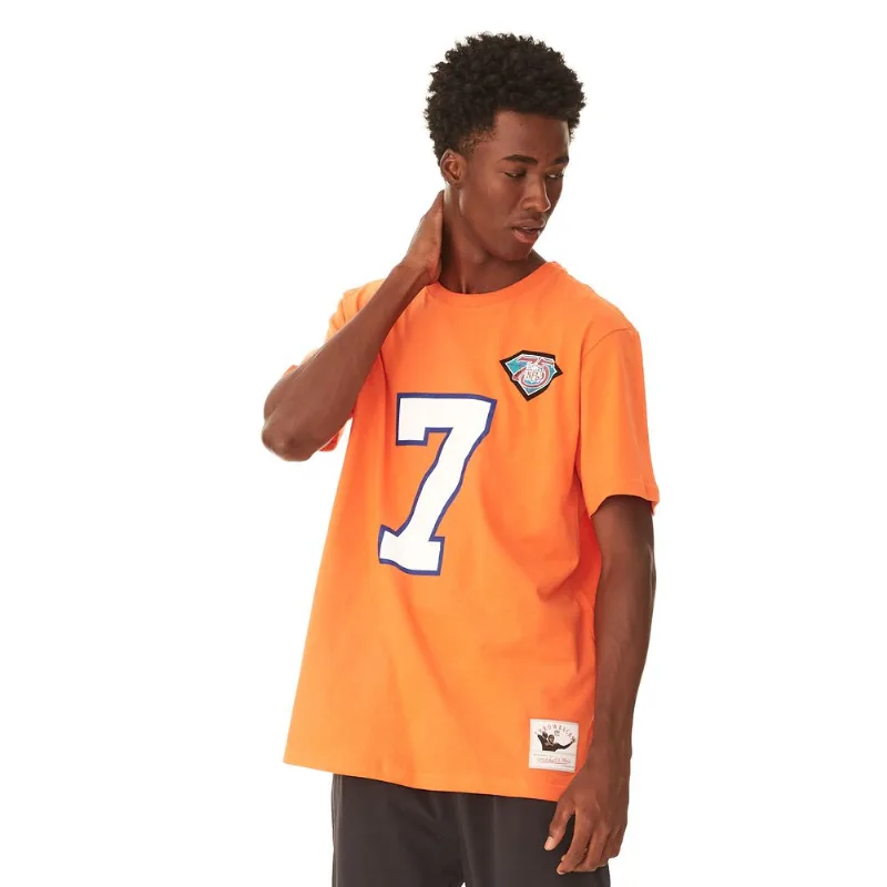 Camiseta Mitchell & Ness NFL Denver Broncos John Elway Laranja - GG
