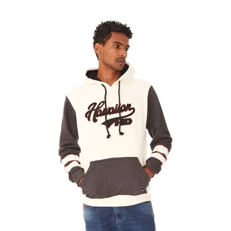 Moletom HD Fechado Com Capuz Off White - G
