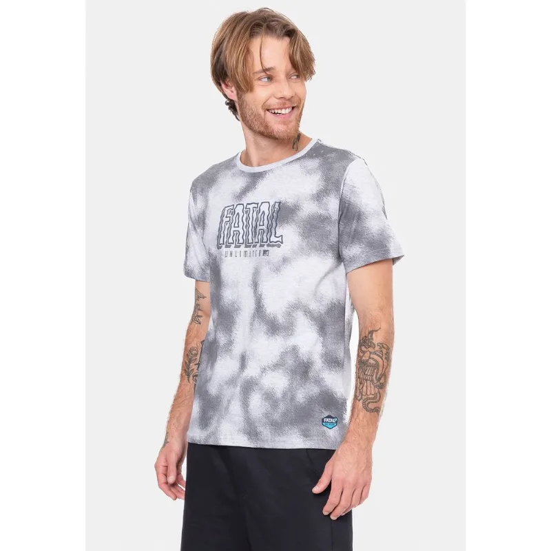 Camiseta Fatal Games Cinza Mescla - GG