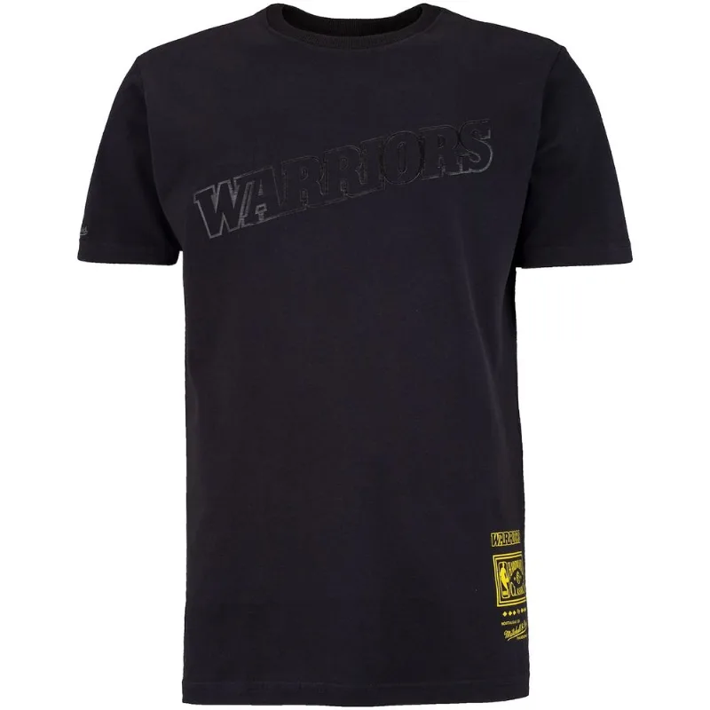 Camiseta Golden State Warriors NBA Mitchell & Ness - Masculina Preto G