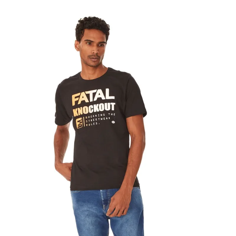 Camiseta Fatal Knockout Preta - P