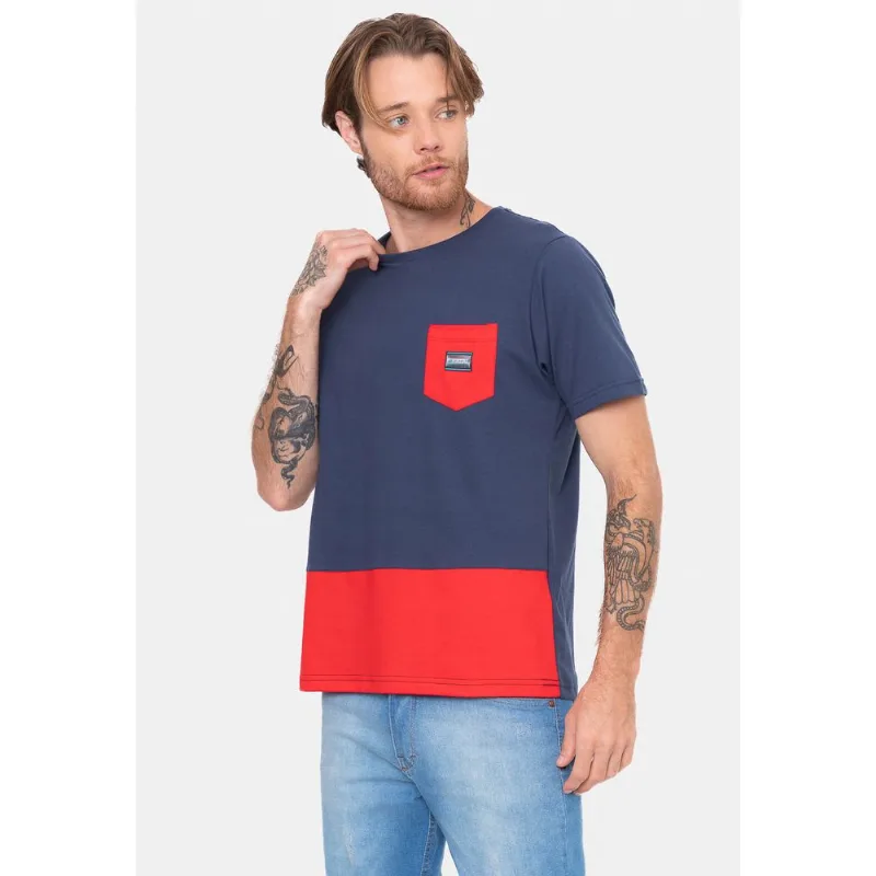 Camiseta Fatal Especial Jones Azul Marinho - G