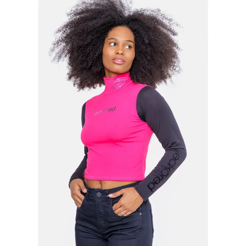 Camiseta Ecko Feminina Manga Longa Especial Rosa - P