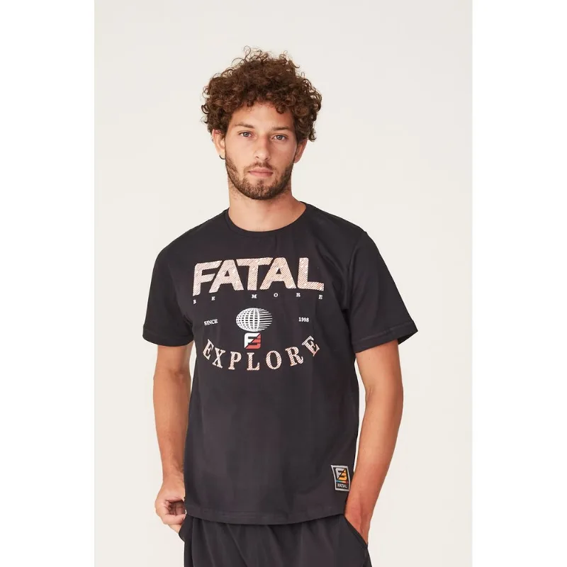 Camiseta Fatal Estampada Explore Preta - GG