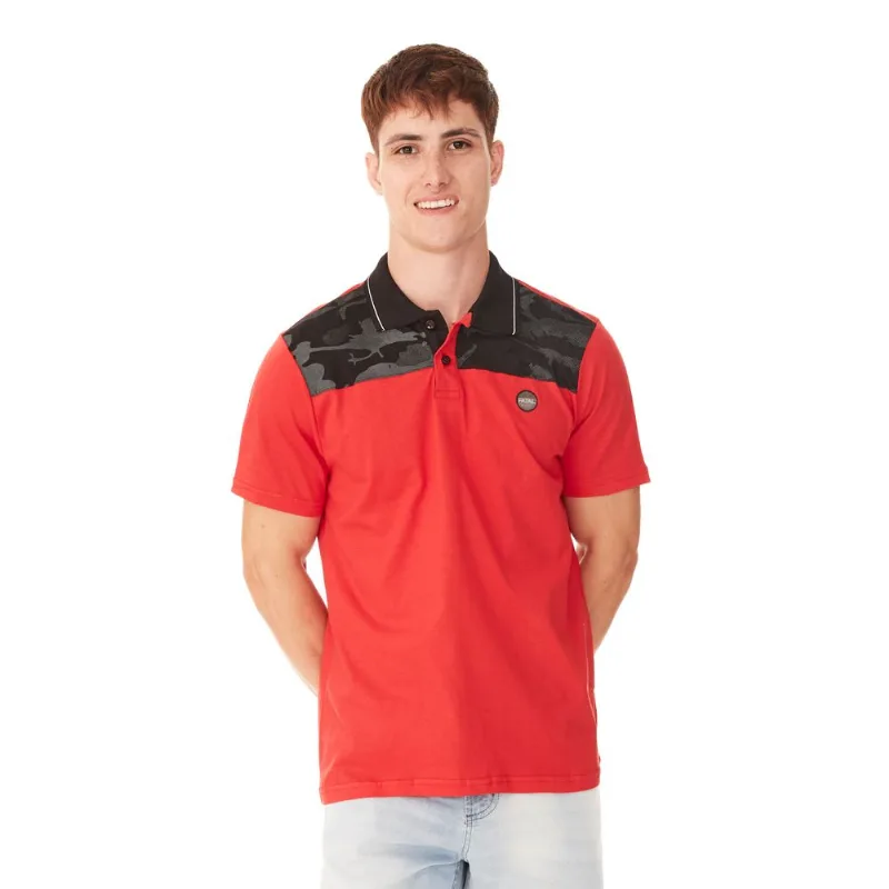 Camisa Polo Fatal Estampada Vermelha - GG