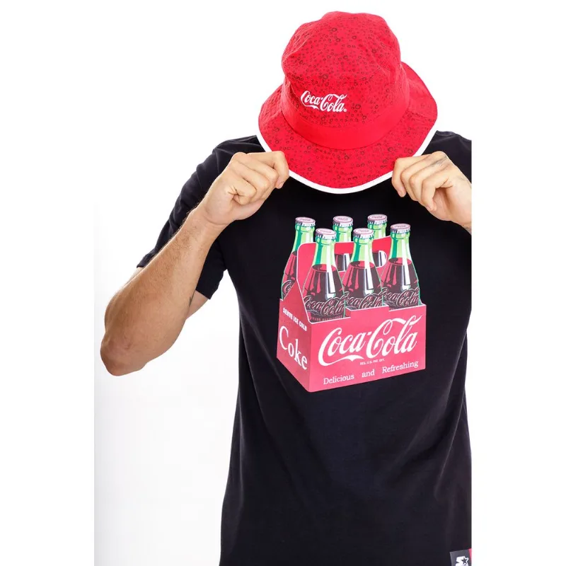 Boné Starter Bucket Hat Collab Coca Cola Splash Vermelho - ÚNICO