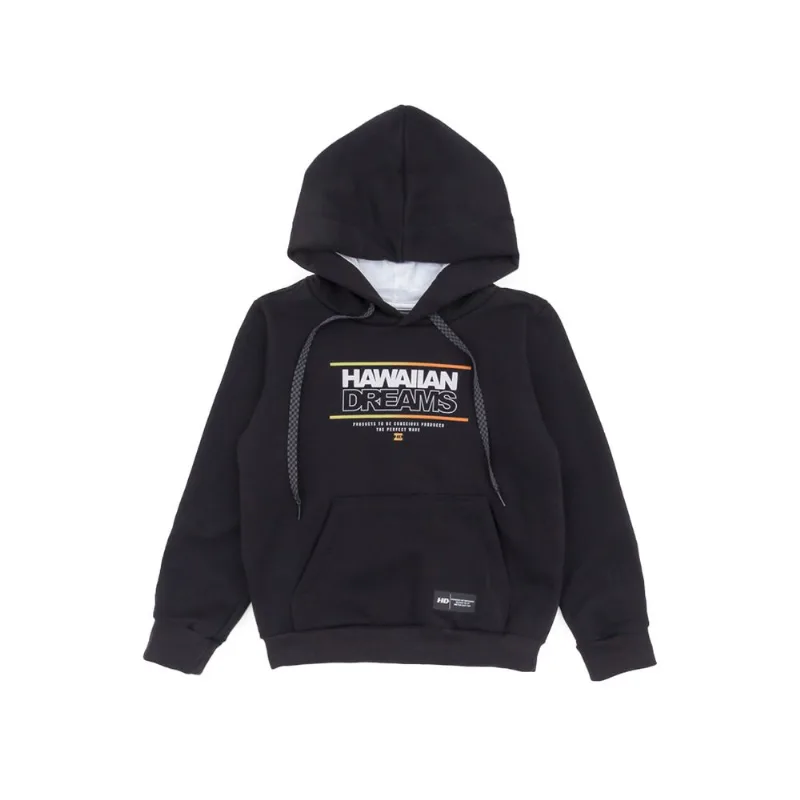 Moletom HD Infantil Estampado Preto - 6