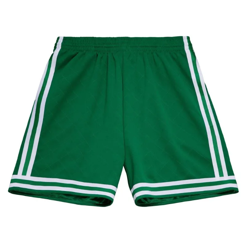 Shorts Mitchell & Ness Swingman Jersey 75th Anniversary Lenticular Boston Celtics 1985-1986 Verde - P