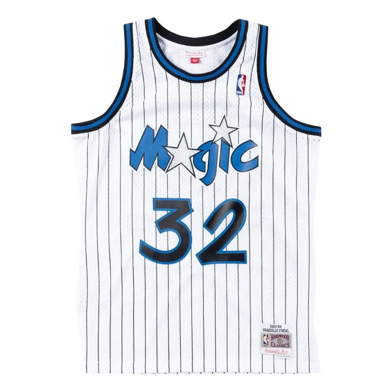 Regata Mitchell & Ness Swingman Jersey Orlando Magic 1993-94 Shaquille O'Neal Branca - Plus P