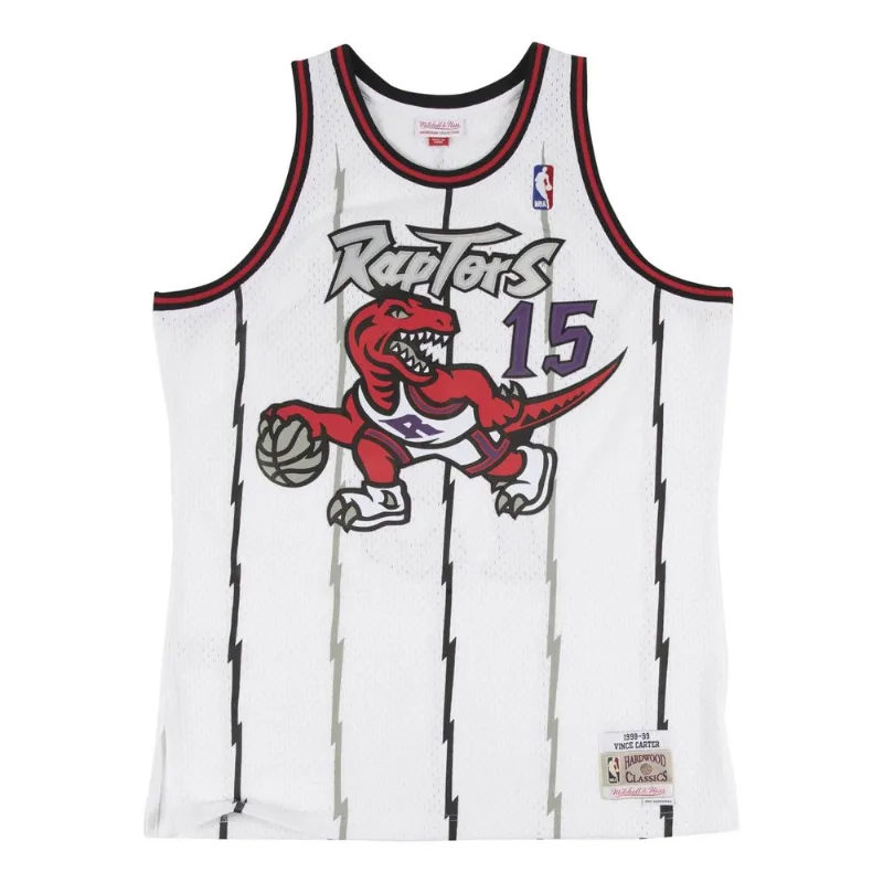 Regata Mitchell & Ness Home Swingman Jersey Toronto Raptors 1998-99 Vince Carter Branca - Plus P