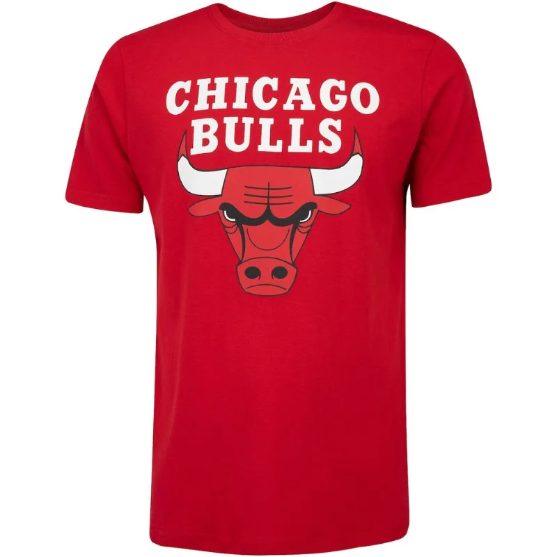 Camiseta Chicago Bulls NBA Manga Curta Estampada - Masculina Vermelho P