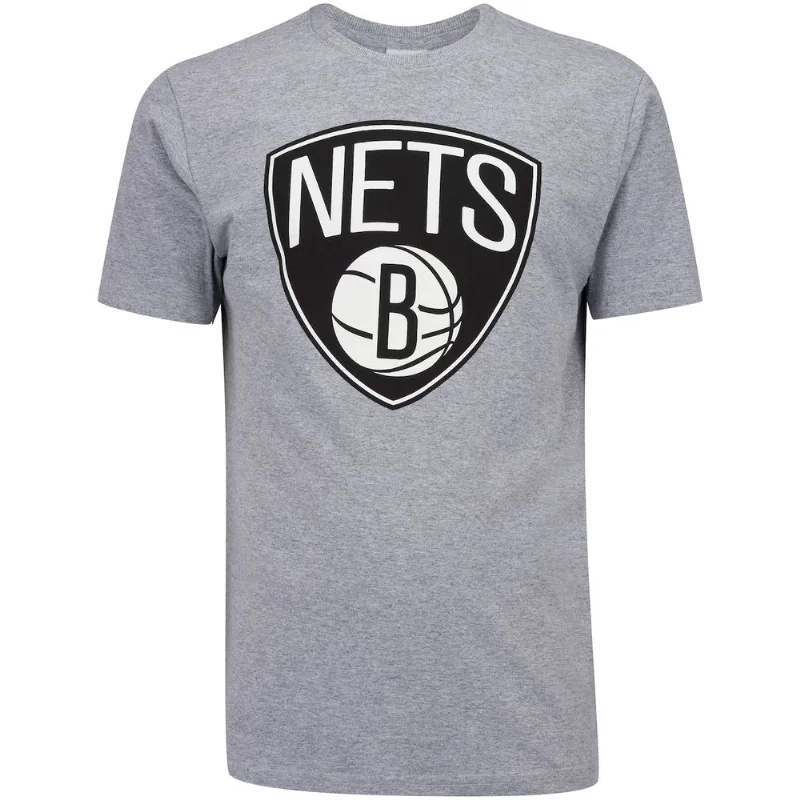 Camiseta Brooklyn Nets NBA - Masculina Cinza GG