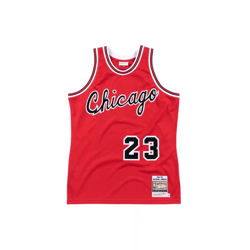 Regata Mitchell & Ness NBA Authentic Jersey Chicago Bulls Michael Jordan 1984-85 Vermalha - M
