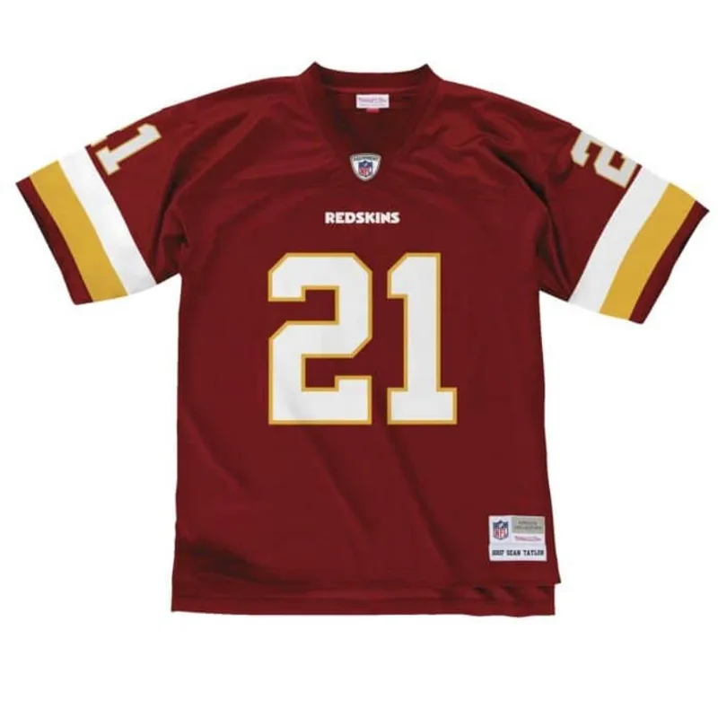 Camisa Mitchell & Ness NFL Legacy Jersey Washington Redskins 2007 Sean Taylor Vermelha - G
