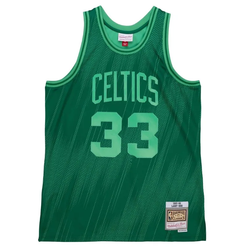 Regata Mitchell & Ness Monochrome Swingman Jersey Boston Celtics 1985-86 Larry Bird Verde - P