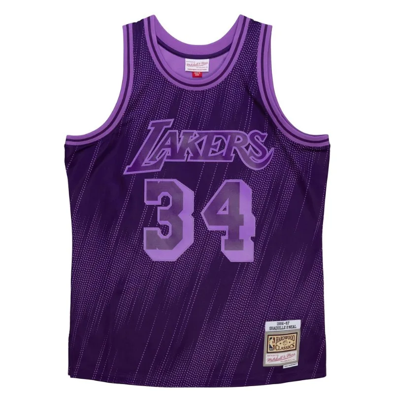 Regata Mitchell & Ness Monochrome Swingman Los Angeles Lakers 1996-97 Shaquille O'Neal Roxa - G