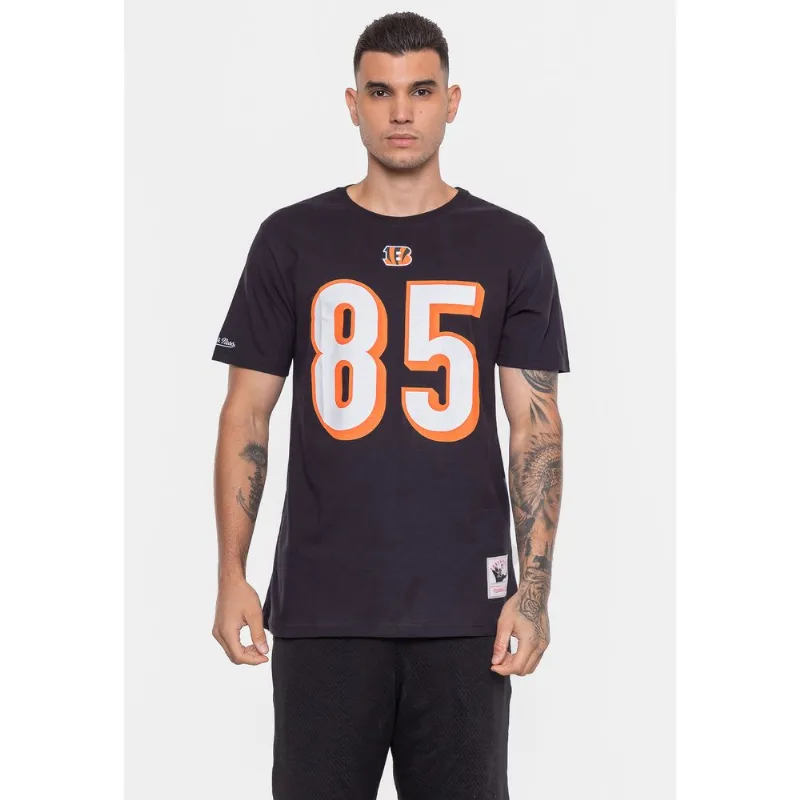 Camiseta Mitchell & Ness NFL Cincinnatti Bengals Chad Johnson Preta - M