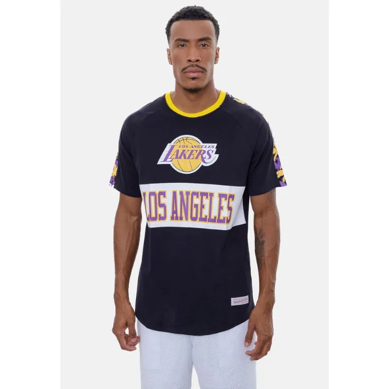 Camiseta Mitchell & Ness Especial Los Angeles Lakers Preta - G
