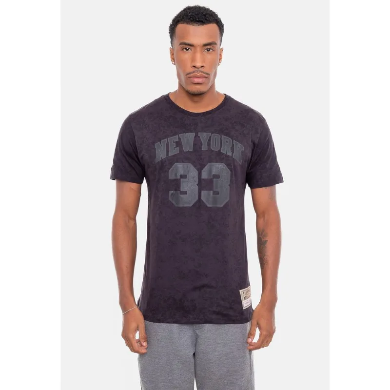 Camiseta Mitchell & Ness Name And Number Patrick Ewing Preta - M