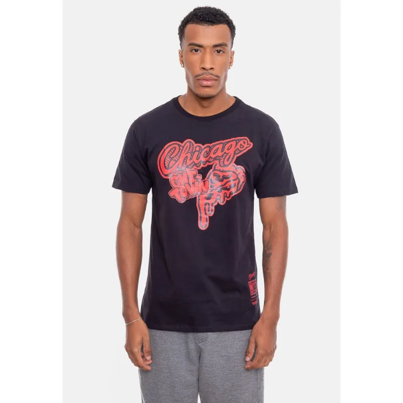 Camiseta Mitchell & Ness Nba Food Preta - P