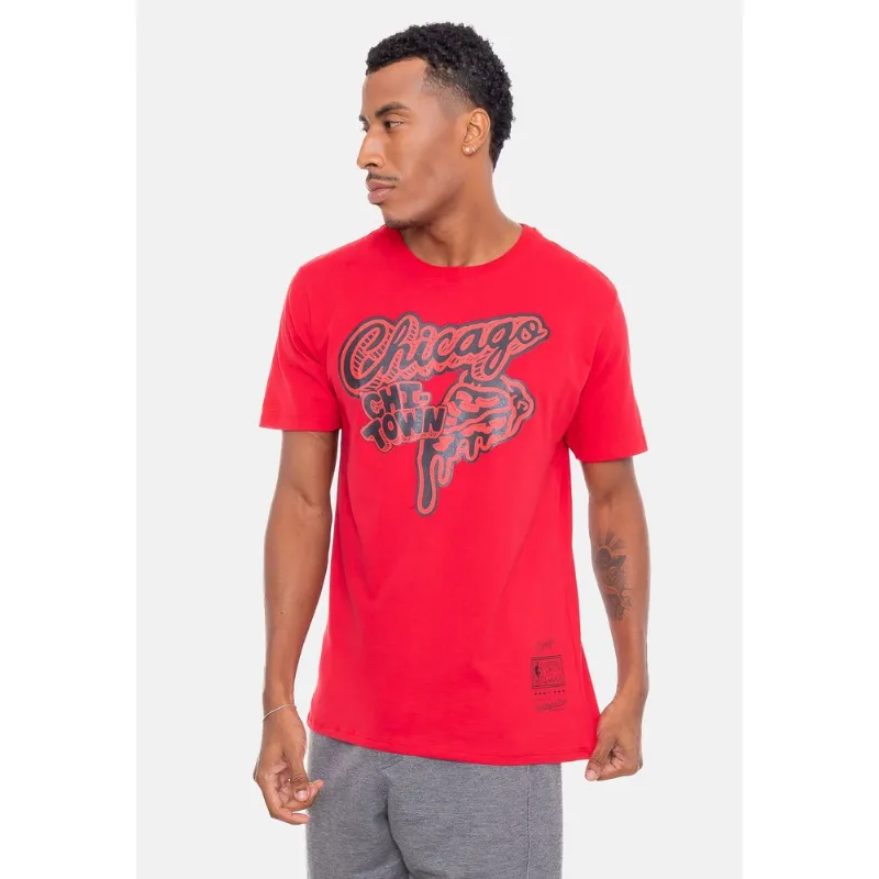 Camiseta Mitchell & Ness Nba Food Vermelha Carmim - GG
