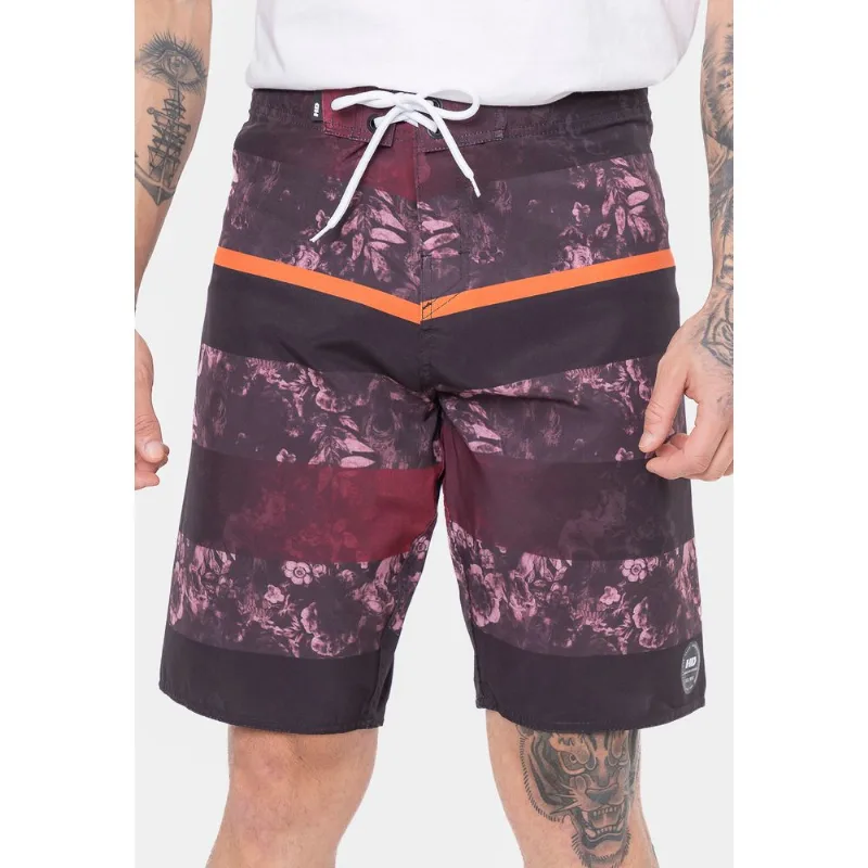 Boardshort HD Skull Mania Laranja - 38