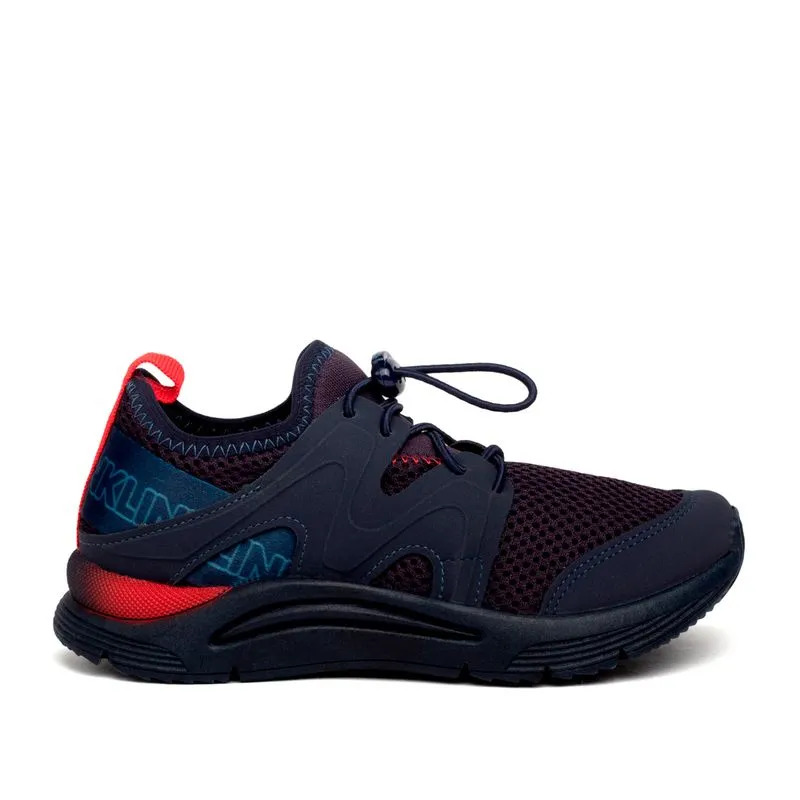 Tênis Infantil Klin Azul Marinho e Vermelho - 32