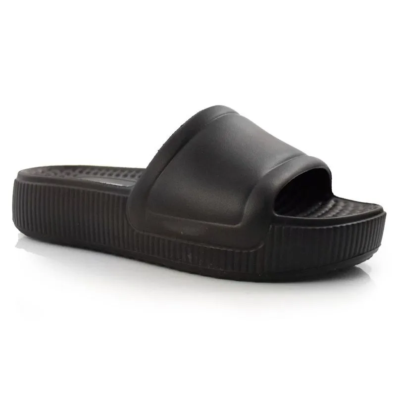Chinelo Slide Feminino Ramarim Preto 21-18201 38