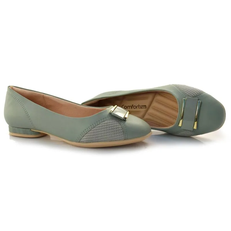 Sapatilha Feminina Comfortflex Verde 23-62302 39