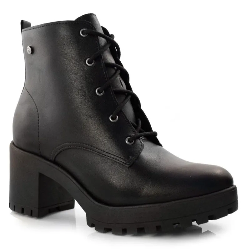 Coturno Feminino com Salto Bloco Ramarim Preto 22-56101 36